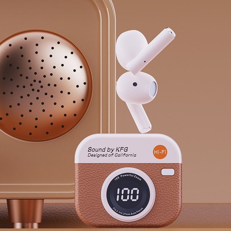 5.4 Bluetooth Earphones Wireless Stereo Ear Phone Earphone Earbuds For Android IOS Airpod Waterproof With Charging Box