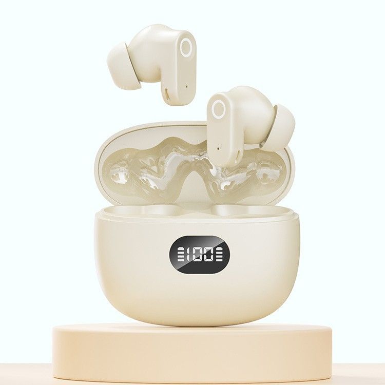 2025 New Q1 Semi-in-ear Wireless Bluetooth Headphones for Running Sports Noise Cancelling with Super Long Battery Life.