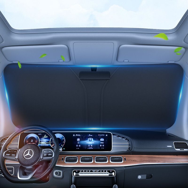 Automobile laser sunshade car window sun protection heat insulation sunshade curtain front windshield dedicated sunshade shield cover