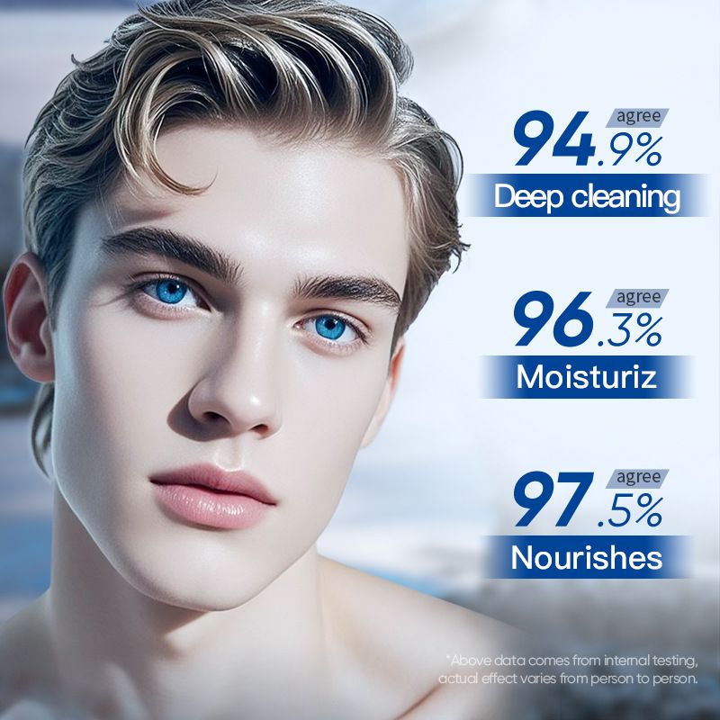 SADOER Men's Moisturizing Refreshing Oil Control Three-piece Set Moisturizing Skin Care Product Set