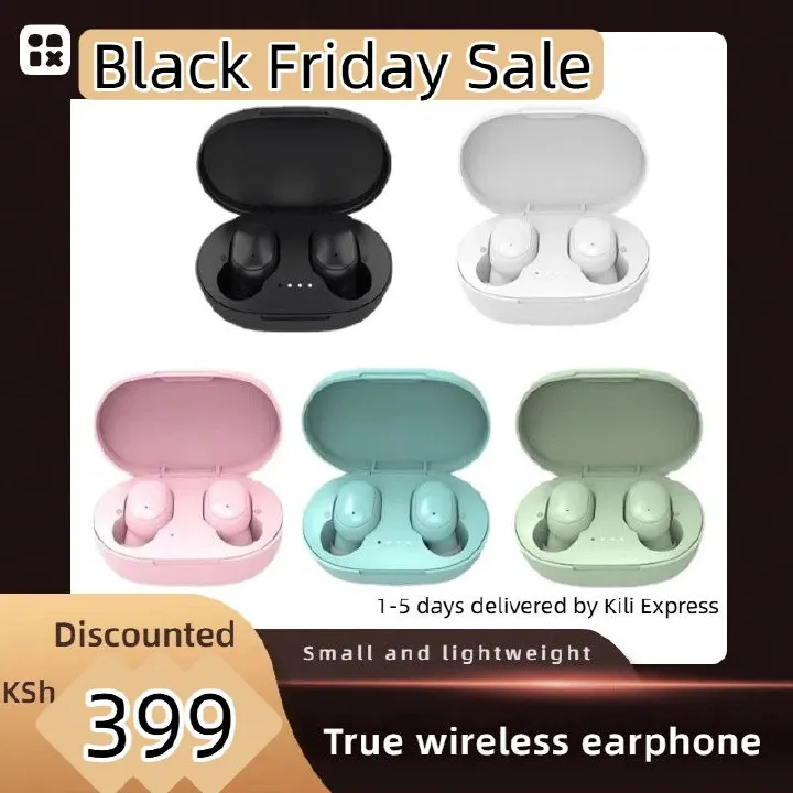 A6S earphone In-ear wireless bluetooth earpods Suitable for mobile phones  of android IOS airpod waterproof with charging box