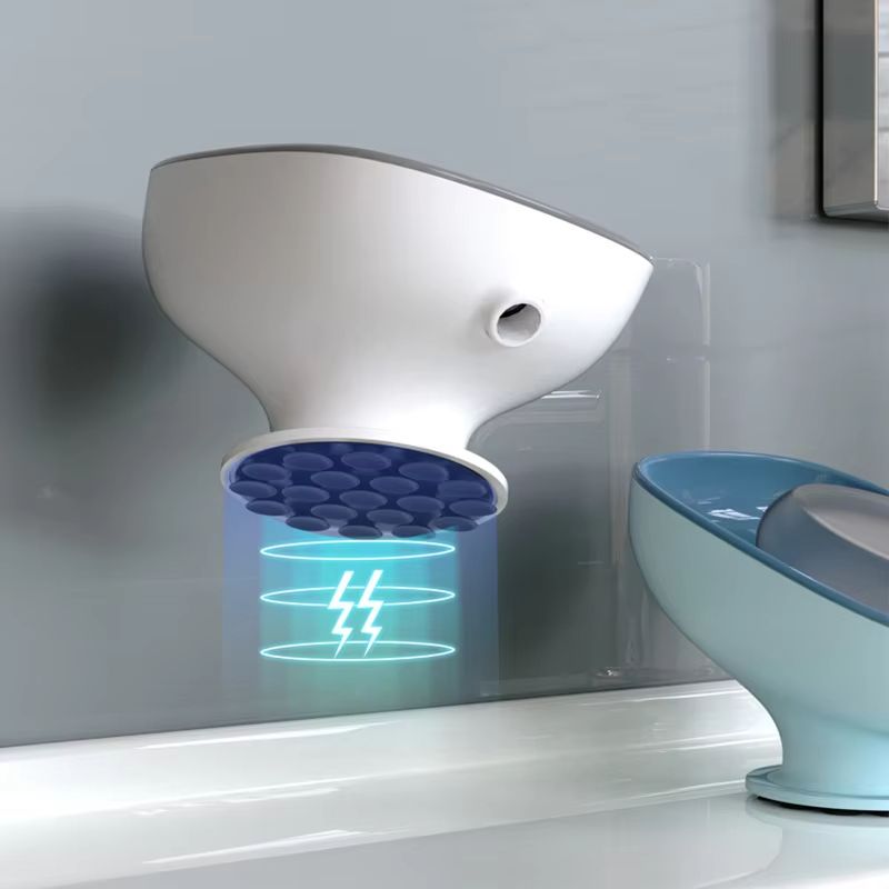 Super suction cup soap tray with drainage function, bathroom soap holder, soap container, bathroom supplies