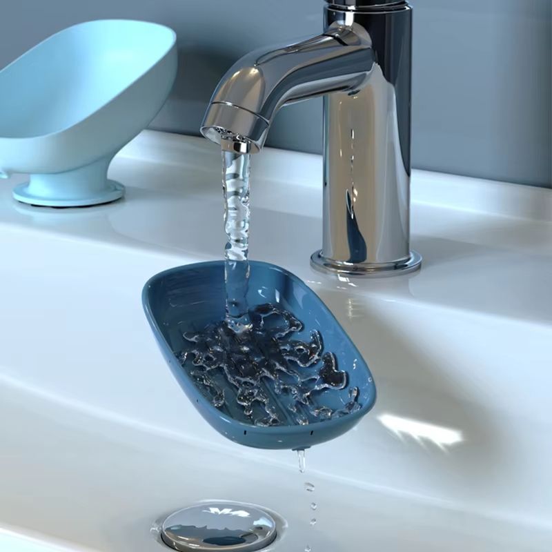 Super suction cup soap tray with drainage function, bathroom soap holder, soap container, bathroom supplies