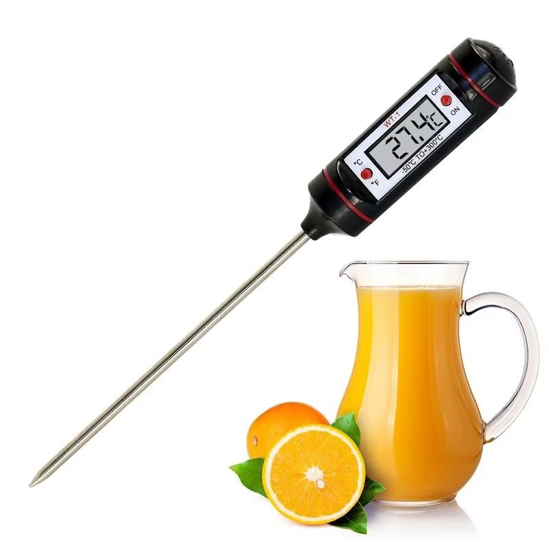 Portable Digital Kitchen Thermometer BBQ Meat Water Oil Cooking Electronic Probe Food Oven Thermometer WT-1 With Tube