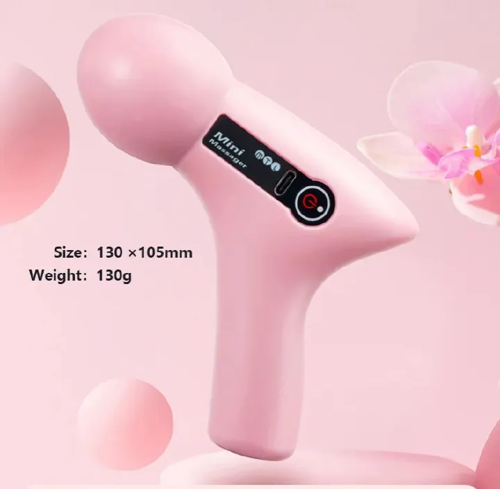 Portable Electric Muscle Massage Gun - Deep Tissue Fascia Massager for Neck, Foot & Full Body Relaxation Mini Massage Gun