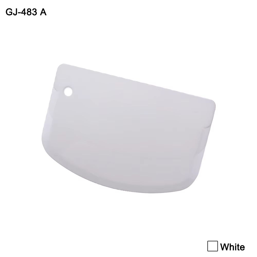 Plastic cake, cream spatula, dough knife, butter batter scraper, decorative plain color, smooth edge baking tool