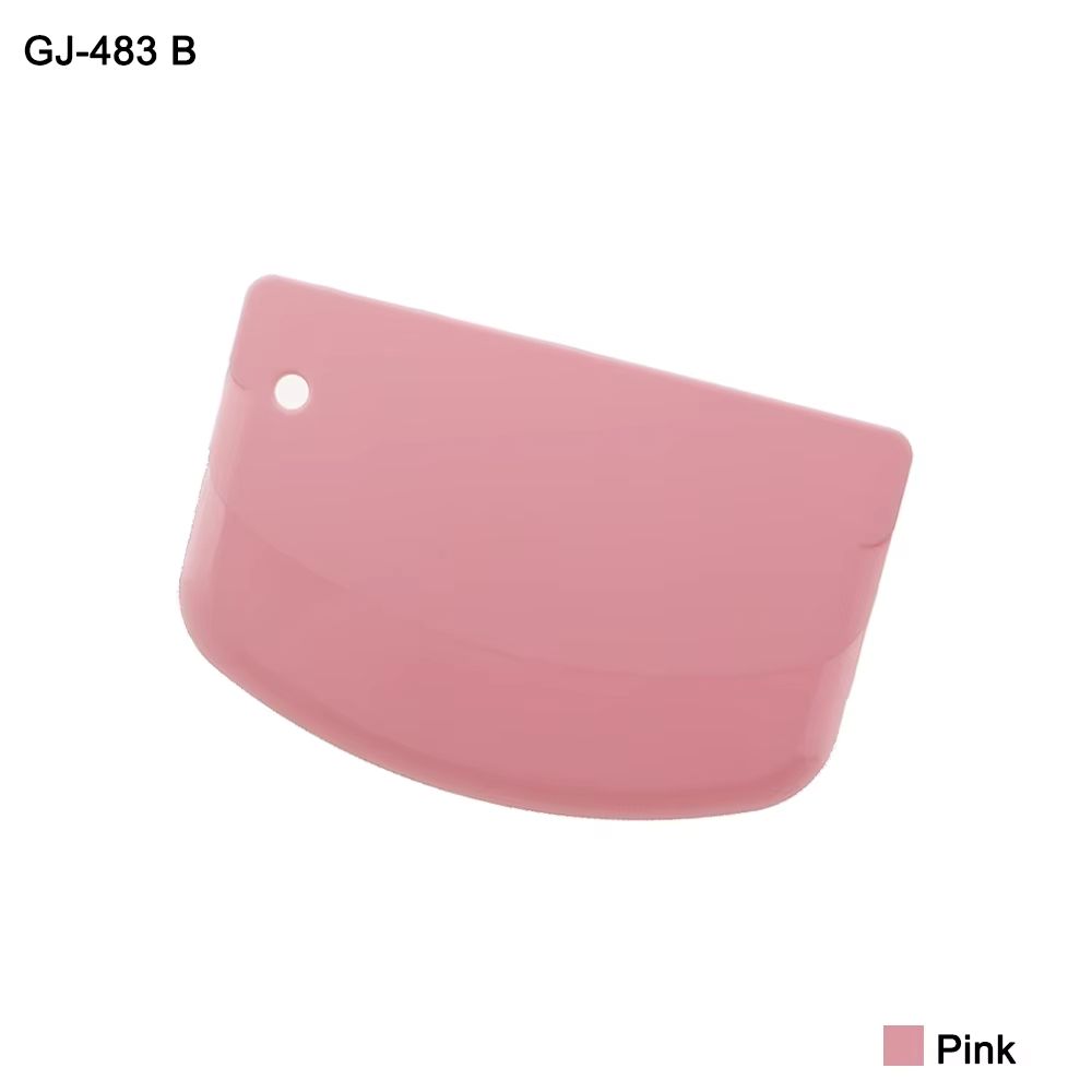 Plastic cake, cream spatula, dough knife, butter batter scraper, decorative plain color, smooth edge baking tool