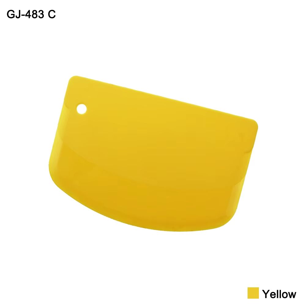 Plastic cake, cream spatula, dough knife, butter batter scraper, decorative plain color, smooth edge baking tool