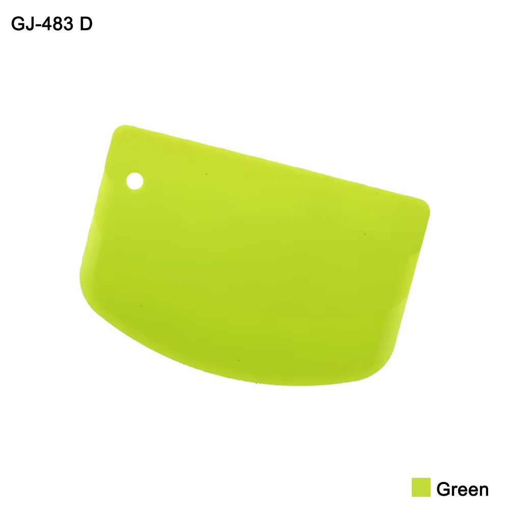 Plastic cake, cream spatula, dough knife, butter batter scraper, decorative plain color, smooth edge baking tool