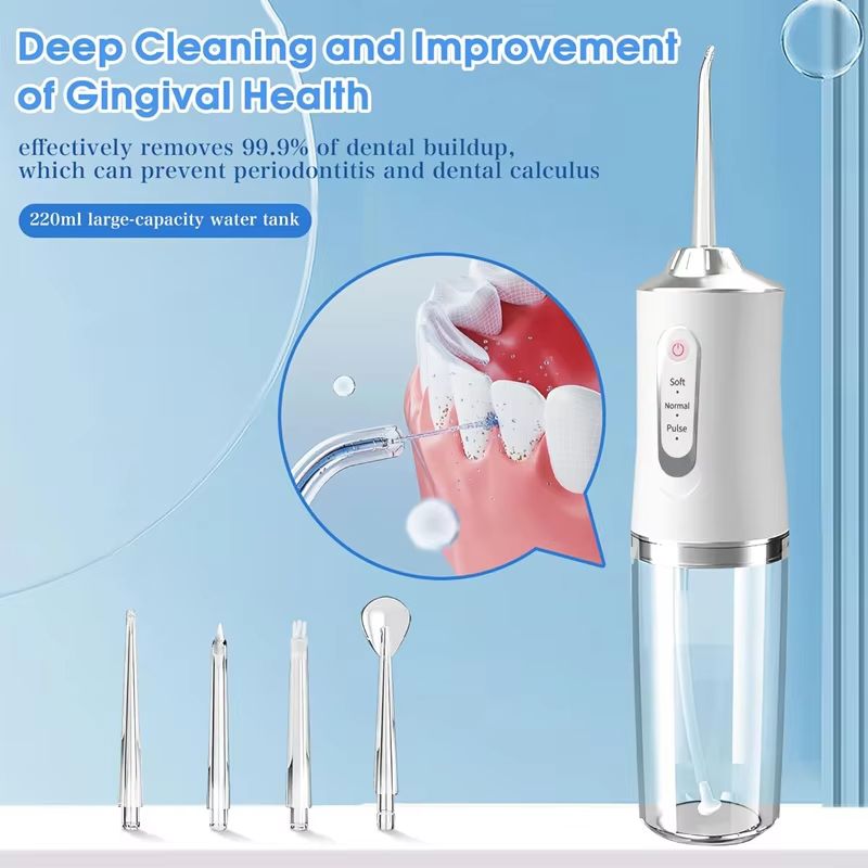 Dental Irrigator Hygiene Portable Oral Cleaning Electric Sonic Teeth Scaler Tooth Calculus Stains Tartar Remover Tool