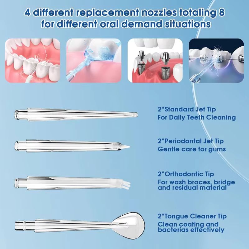 Dental Irrigator Hygiene Portable Oral Cleaning Electric Sonic Teeth Scaler Tooth Calculus Stains Tartar Remover Tool