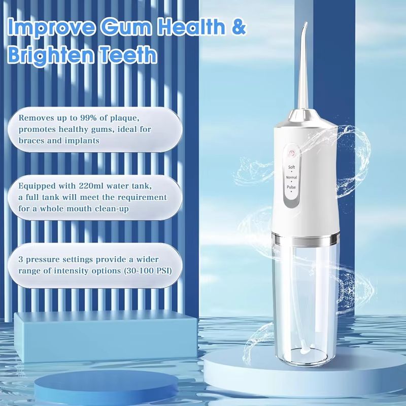 Dental Irrigator Hygiene Portable Oral Cleaning Electric Sonic Teeth Scaler Tooth Calculus Stains Tartar Remover Tool