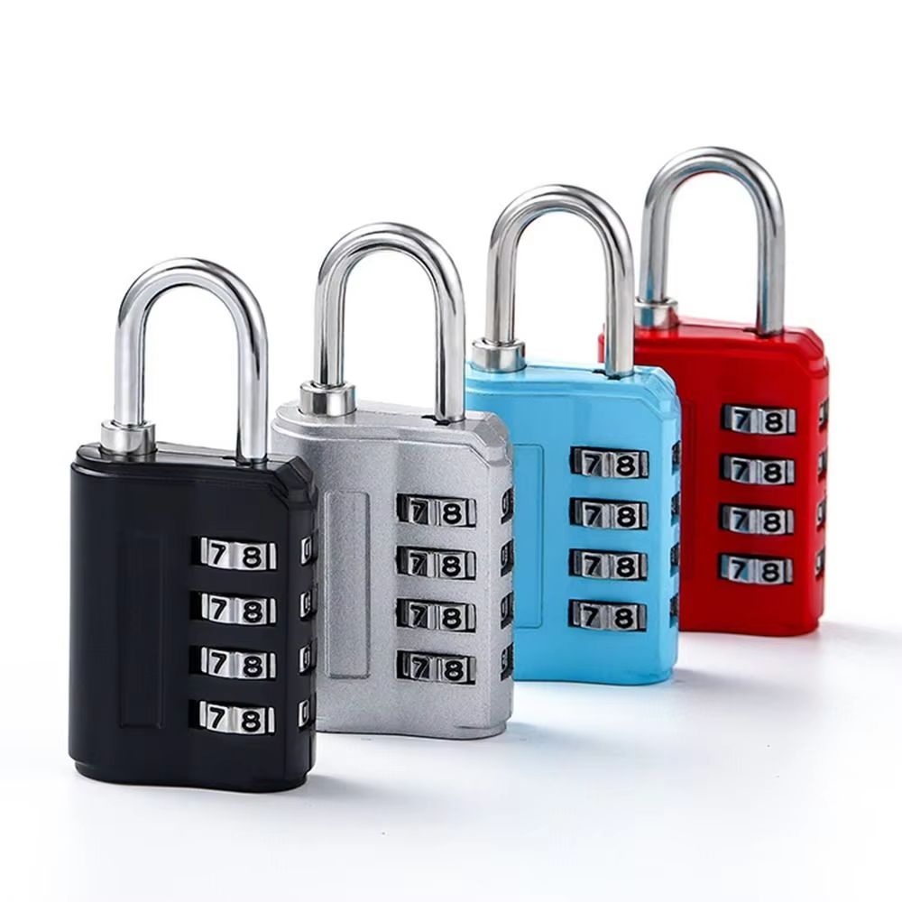 4 Digit Number Combination Pad Lock Padlock Outdoor Waterproof Lock Suitcase Luggage Security Coded Lock