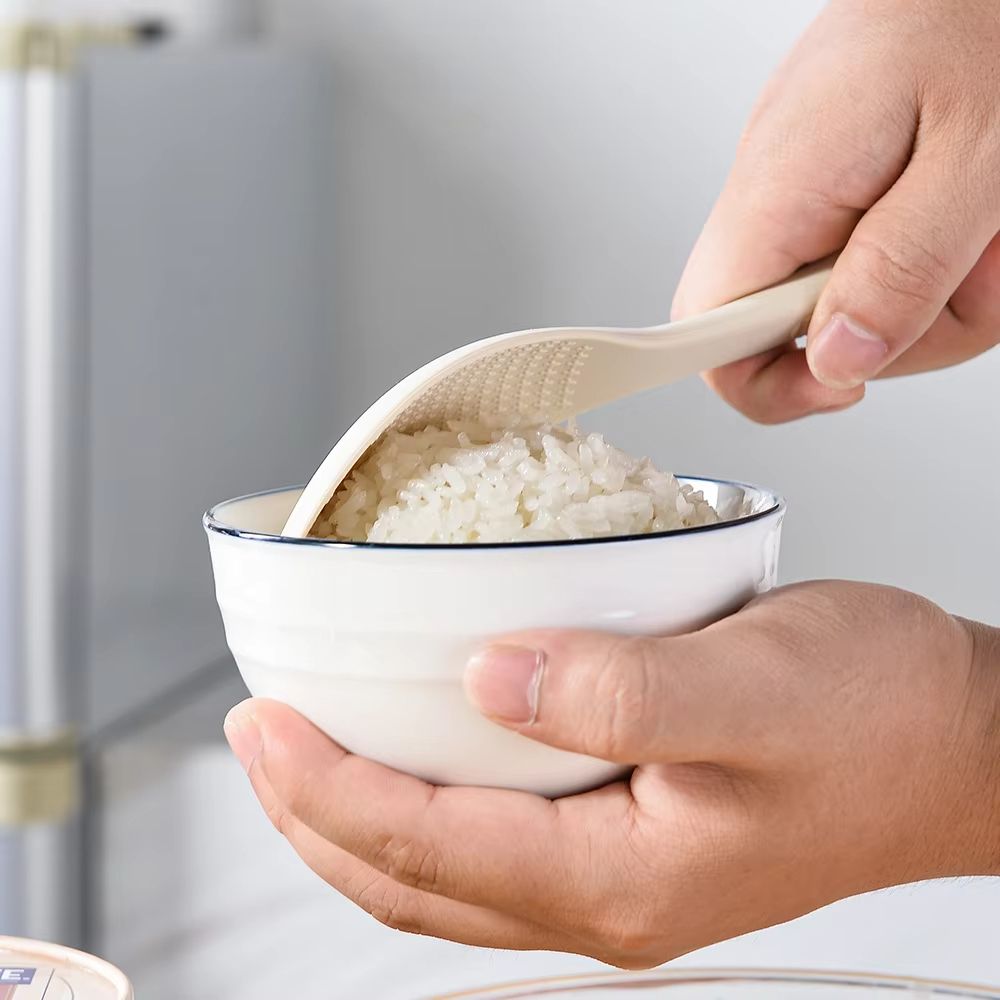 Integrated Silicone Rice Spoon, Household Rice Cooker, Rice Spoon, Heat-resistant Silicone Non Stick Rice Spoon