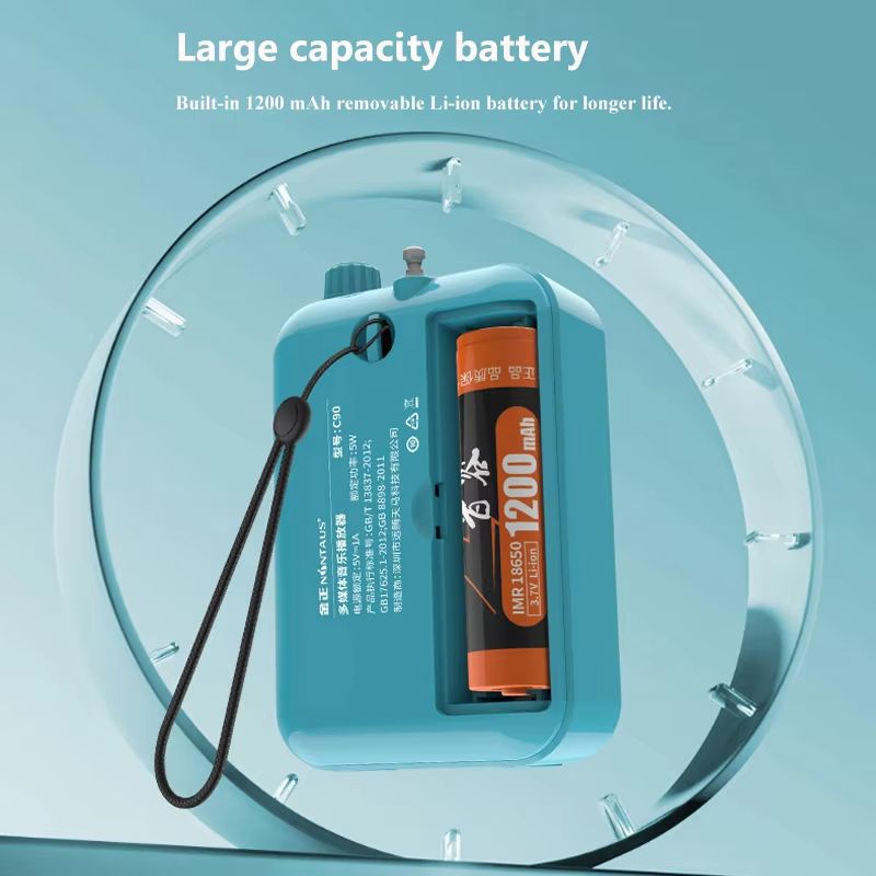 Mini Portable FM Radio Best Reception Radios 5W Wireless Bluetooth Speaker TF Card U Disk Music MP3 Player Support HD Rcording