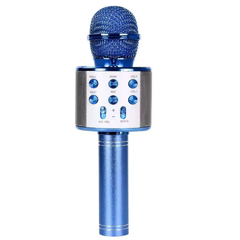 Portable Handheld Wireless Karaoke Microphone Speaker Microphone for Kids Music Player Singing Recorder KTV