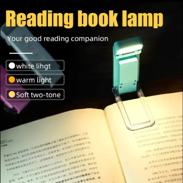 Usb Charging Clip Reading Light LED Rechargeable Book Lamp Bookmark Reading Night Light Portable Read Lamp Kids Read Book Light