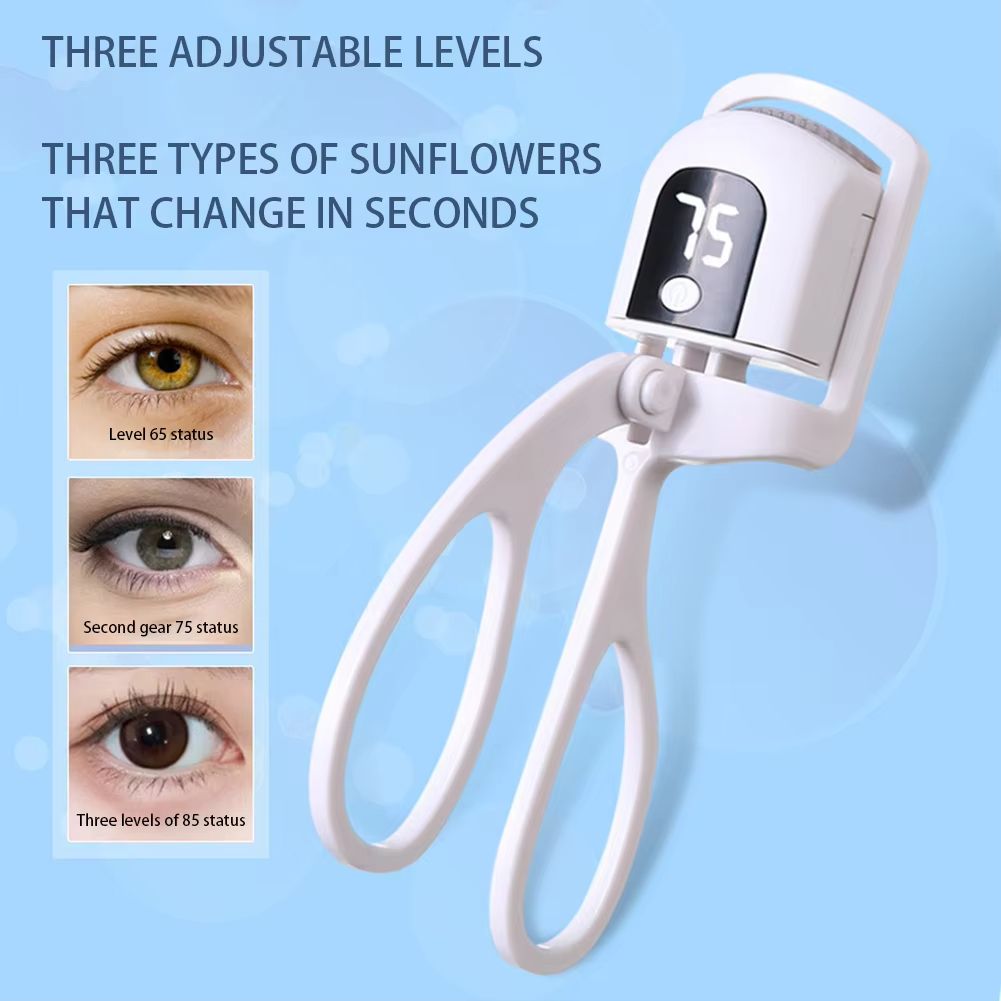 Electric Eyelash Curler Naturally Curled Intelligent Temperature Control Styling Make Up Eyelashes Curl Lasting Lash Curler Tool