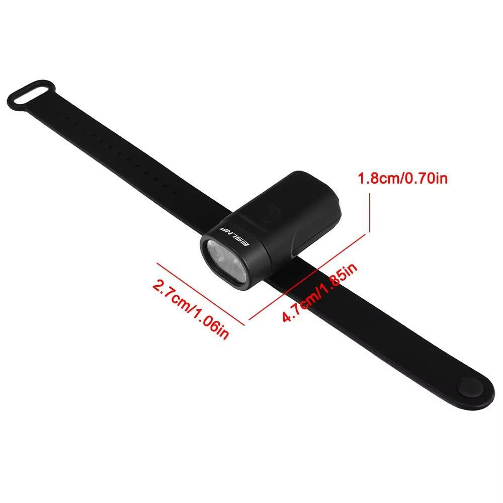 USB Rechargeable Wrist Band Torch Wrist And Ankle Light Flashlight Bike Helmet Light Torch Portable for Night Cycling Running
