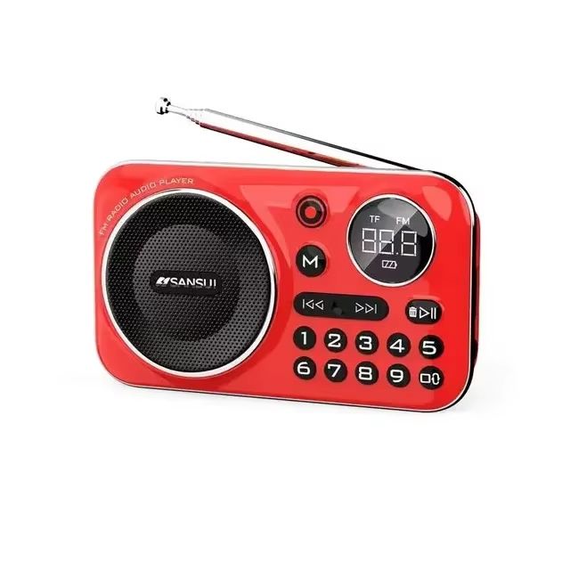 New Mini Radio Speaker Outdoor Portable Multi functional Wireless Bluetooth Speaker, Card insertion Radio Bluetooth Speaker Mini FM Portable Mini Mini Audio Walkman