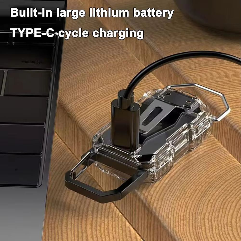 Keychain Work Light Rechargeable Mini Flashlight High Lumens Portable LED Light For Camping Hiking Running Dropshipping