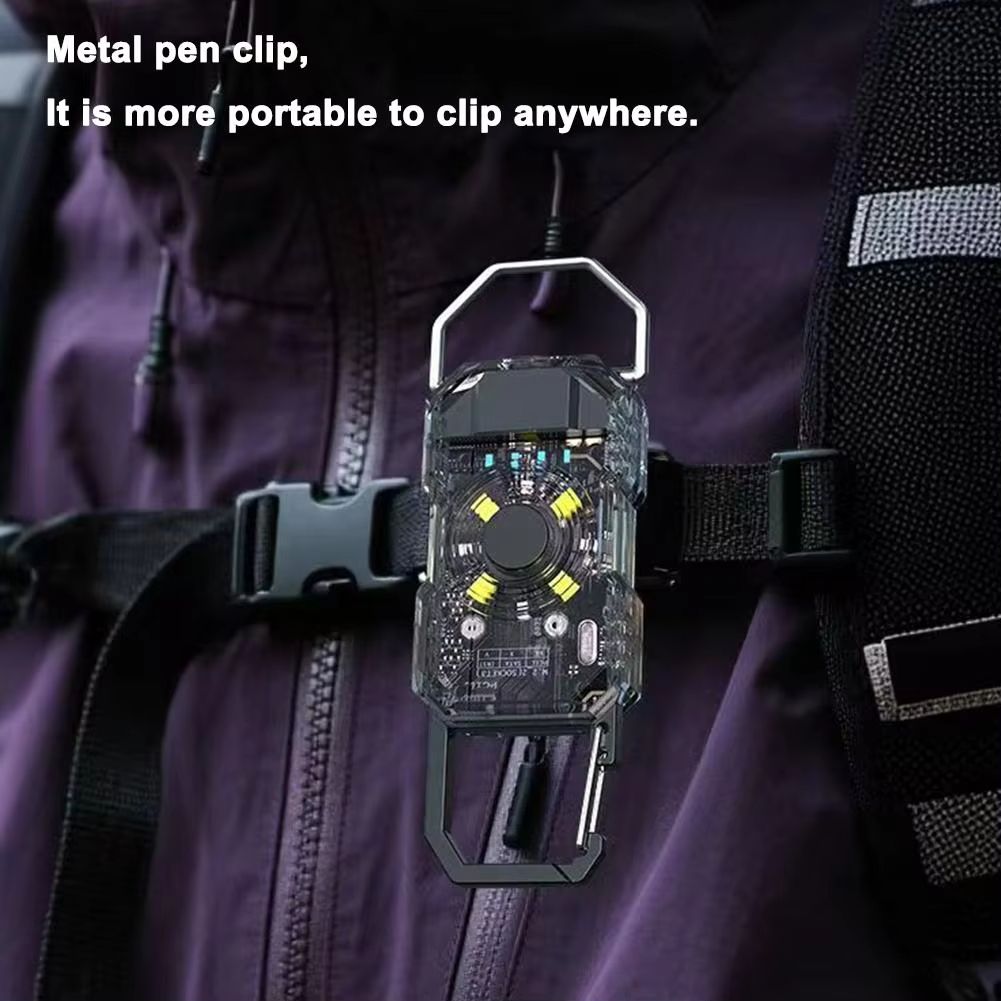 Keychain Work Light Rechargeable Mini Flashlight High Lumens Portable LED Light For Camping Hiking Running Dropshipping