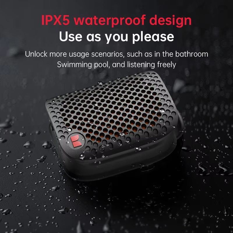 Magnetic clip type mini Bluetooth speaker, portable outdoor construction site wearable Bluetooth speaker, outdoor portable mini Bluetooth speaker, small steel cannon speaker