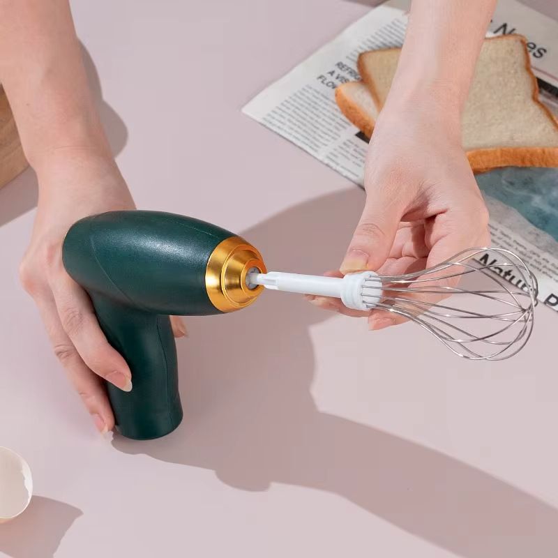 Electric mixer, milk frother, handheld egg beater, portable beverage coffee machine, cake cream machine, kitchen batter mixer