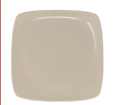 6 Pcs Oasis Melamine Square Dinner Plate 9.5" . A great addition to any tabletop style, Polar White exudes a simple design that is perfect for fast casual or outdoor dining service. Code PO-04