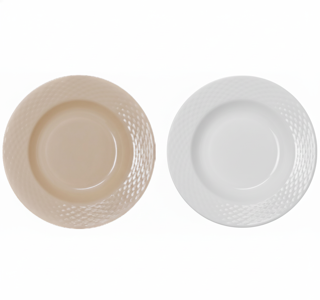 Oasis Melamine Round Stud Dinner Plate 10" 6pcs Code PO-06