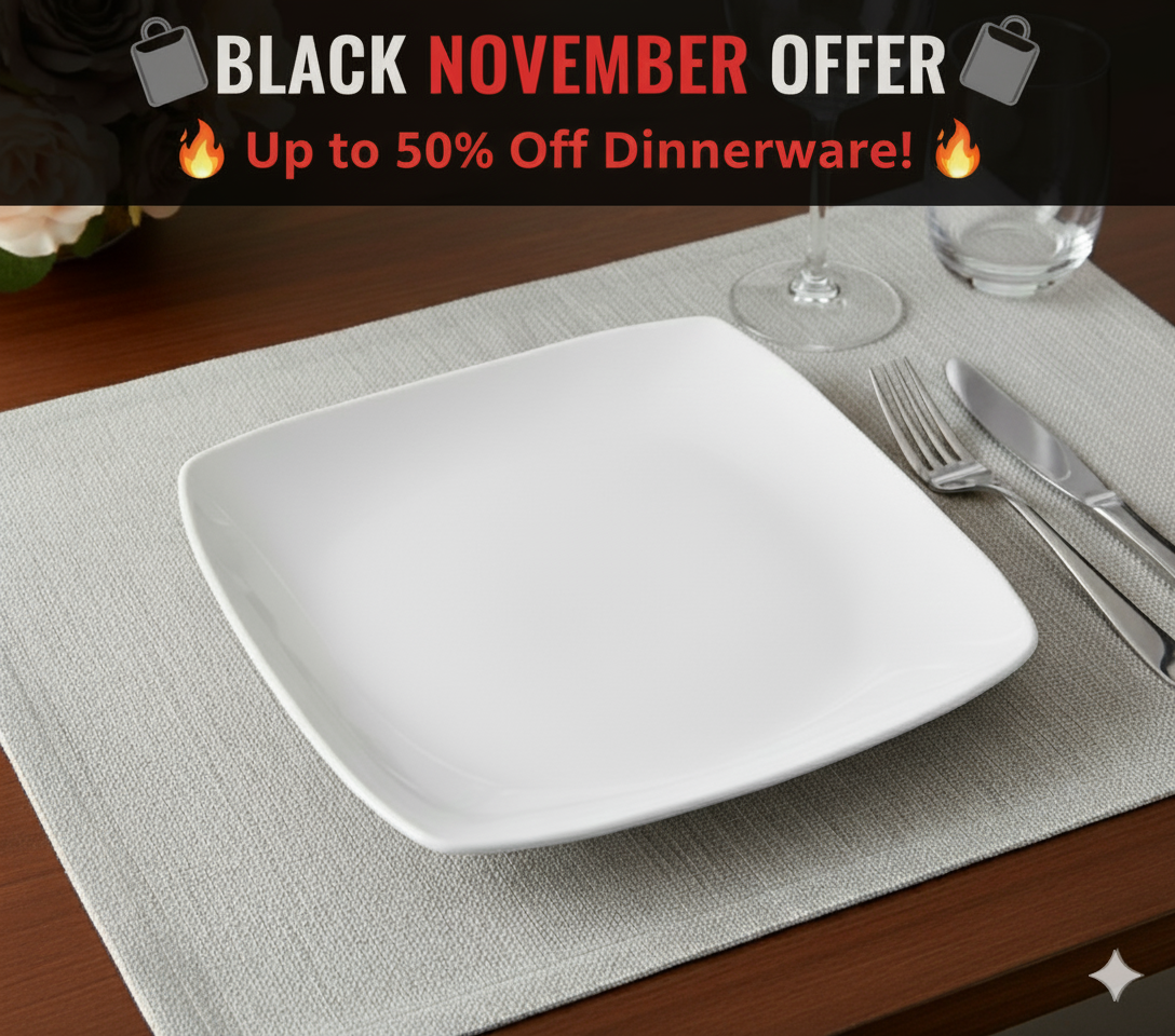 6 Pcs Oasis Melamine Square Dinner Plate 9.5" . A great addition to any tabletop style, Polar White exudes a simple design that is perfect for fast casual or outdoor dining service. Code PO-04