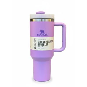 ORIGINAL STANLEY MUG TUMBLER WITH HANDLE AND STRAW 40 OZ | FLOWSTATE 3-POSITION LID | CUP HOLDER COMPATIBLE FOR TRAVEL | INSULATED STAINLESS STEEL CUP | BPA-FREE