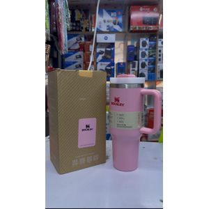 ORIGINAL STANLEY MUG TUMBLER WITH HANDLE AND STRAW 40 OZ | FLOWSTATE 3-POSITION LID | CUP HOLDER COMPATIBLE FOR TRAVEL | INSULATED STAINLESS STEEL CUP | BPA-FREE