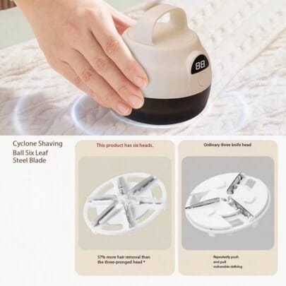 *New arrival*🔥🔥🔥🔥🔥



*High power! High quality! Rechargeable Lint remover, palm size fabric shaver ball now available in 2 colours *



*colours white and blue*



*kindly watch the video on how