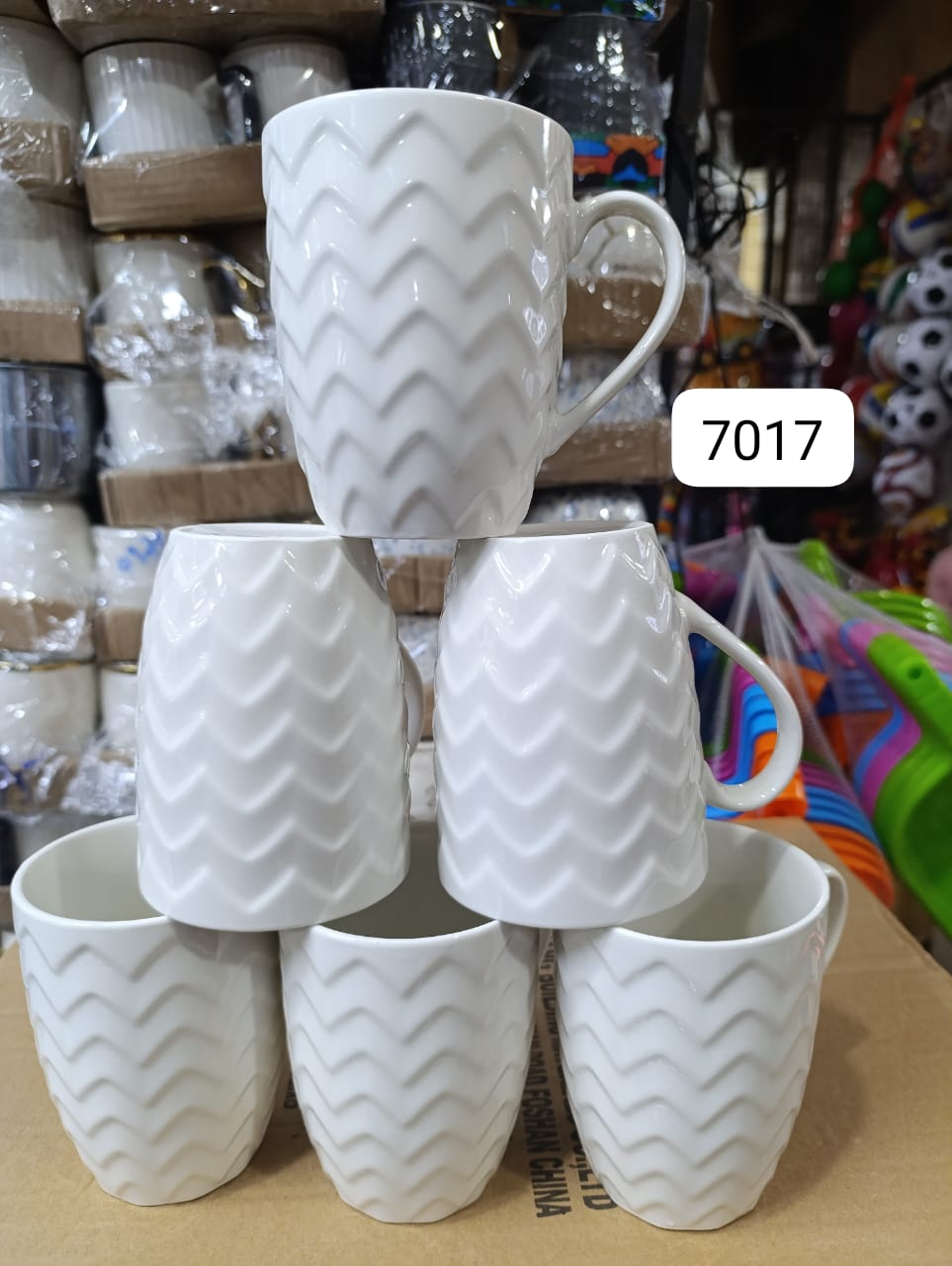 Ceramic Elegant Mugs/Cups For Tea/Coffee-Set(6pcs).Ideal for enjoying tea, coffee ,decaf, espresso, lattes or hot dark chocolate,soup, stew,cereals and more