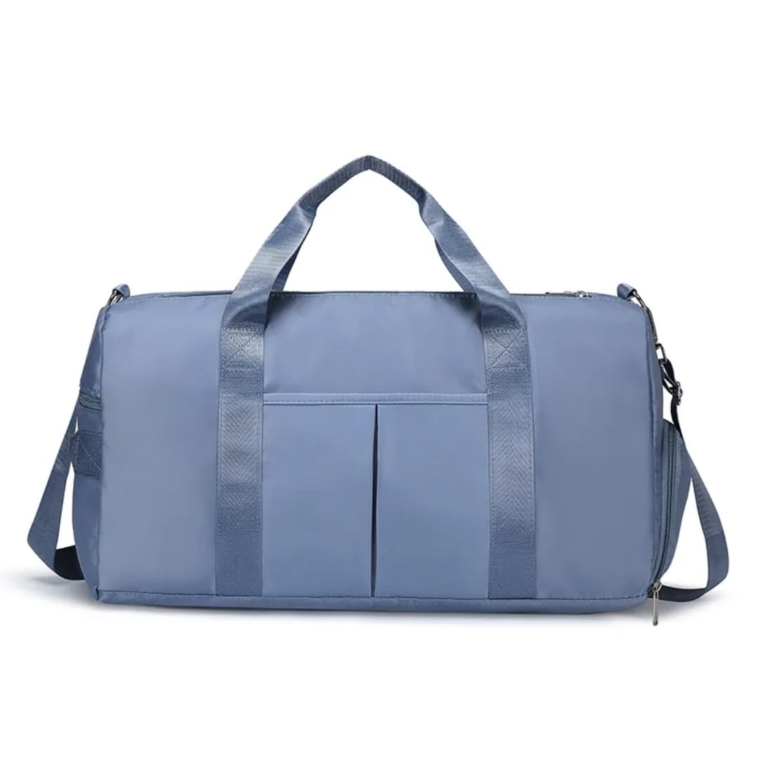 Waterproof gym /Duffle bag*

▪️Material:waterproof.
▪️Colors:Black,pink,purple.
▪️Size: 46cm*28cm*25cm
▪️Ideal for business,gym & travelling.