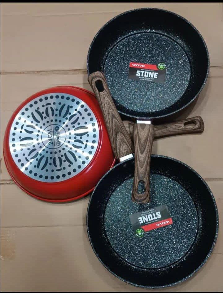 *Stone/Granite Frying Pans*



✅Heavy Duty 

✅26cm…..