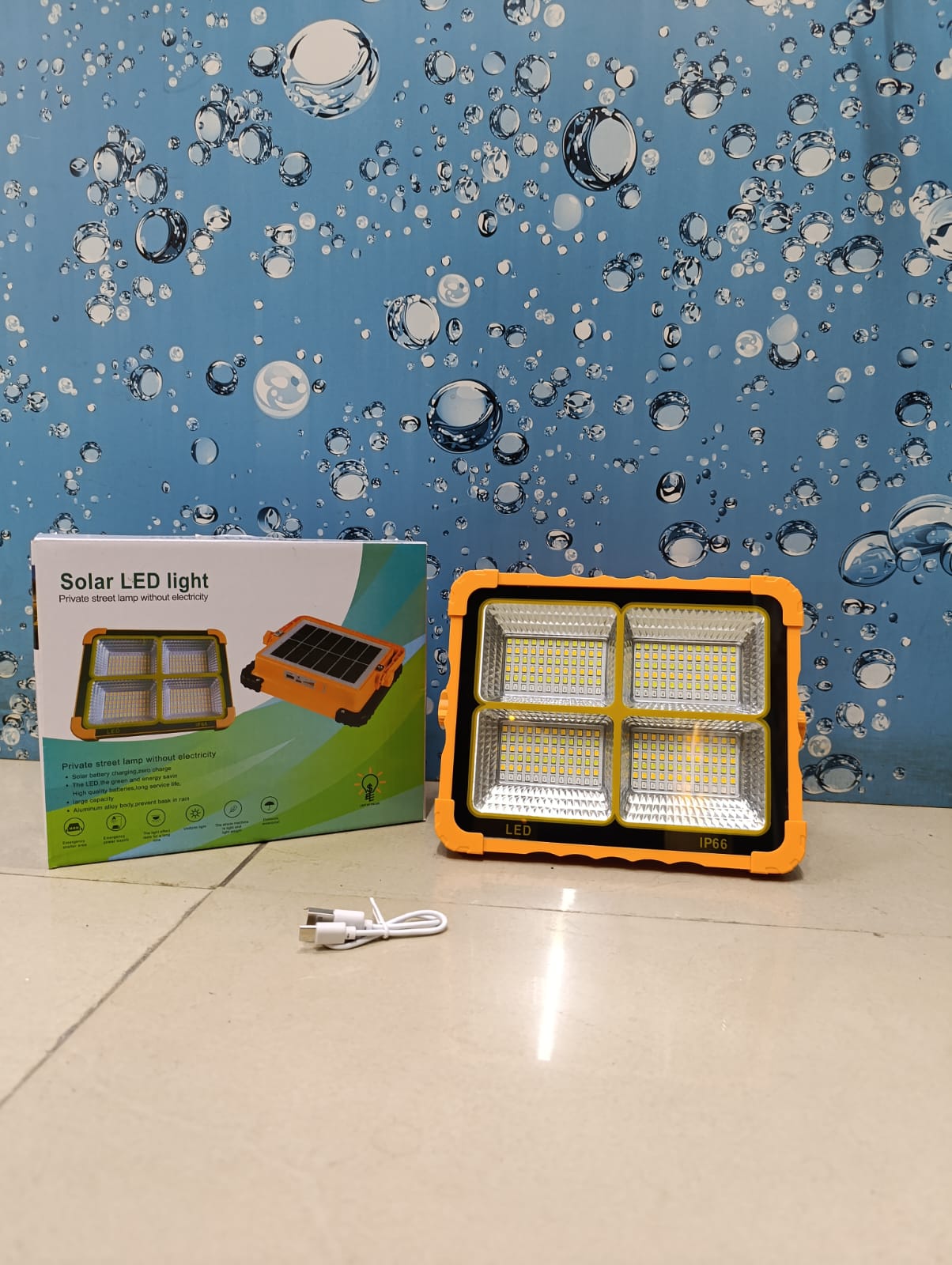 *Solar Rechargeable Emergency Light*0 🔥🔥