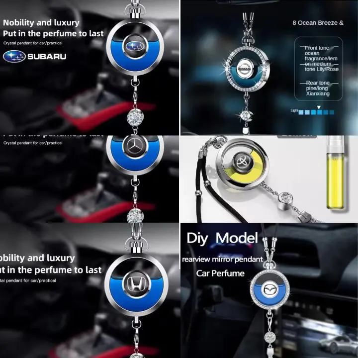 Car branded air freshener pendant