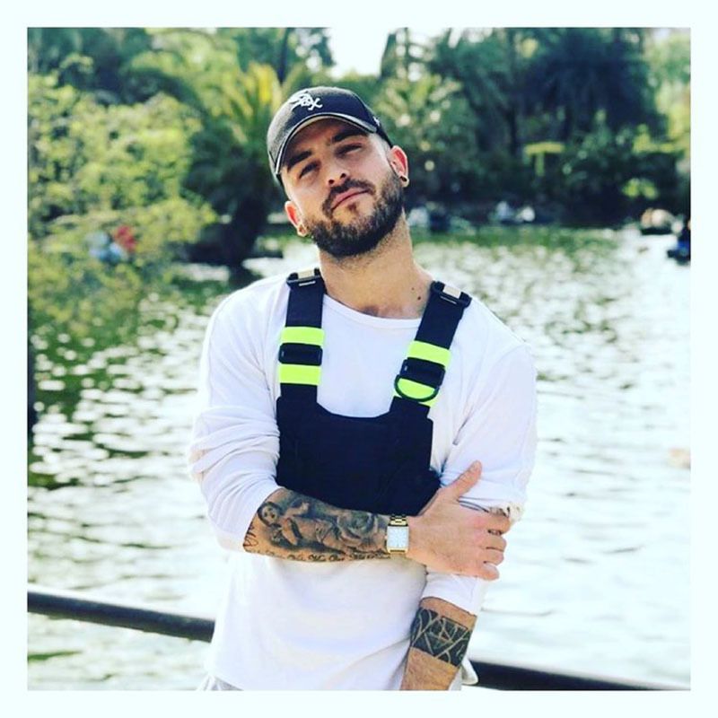 Fashion Streetwear Men Hip-Hop Chest Bag Tactical Vest Nylon Military Vest Chest Rig Pack Pouch Holster Tactical Harness Walkie