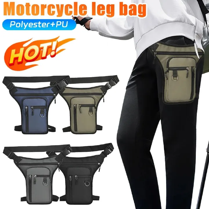 2025 New Multi-Function Motorcycle Drop Leg Bag Hip Bum Motorcycle Bag Outdoor Waist Bag Motorbike Riding Chest Bag