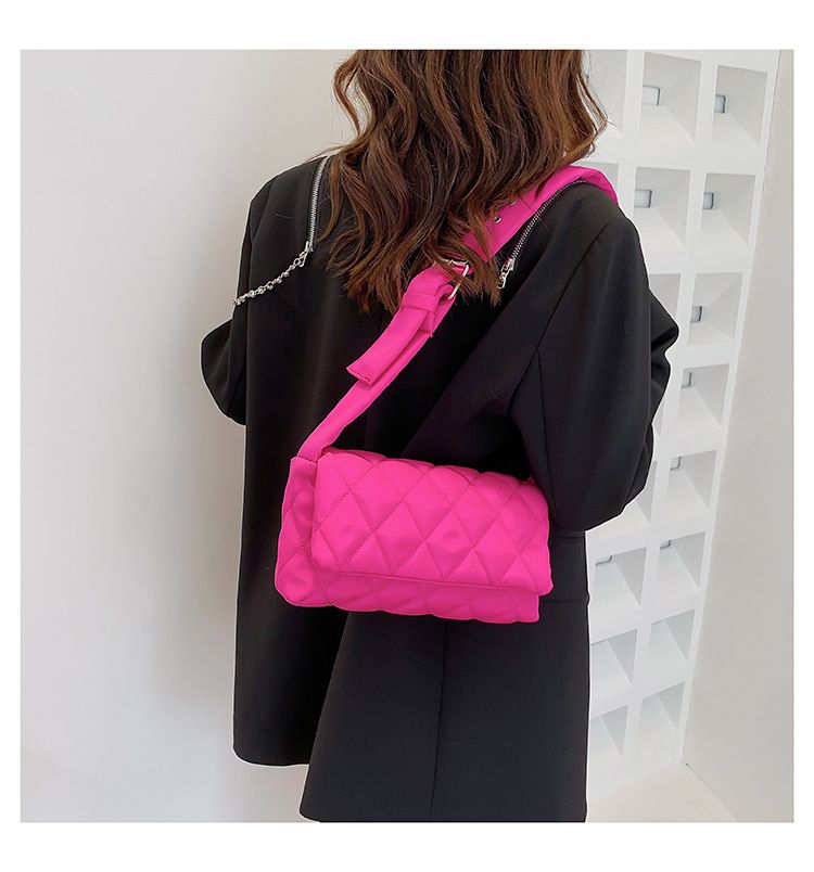 Fashion Women Nylon Embroidery Thread Clutch Messenger Bag Zipper Small Crossbody Bag Vintage Lattice Top-handle Bags For Women