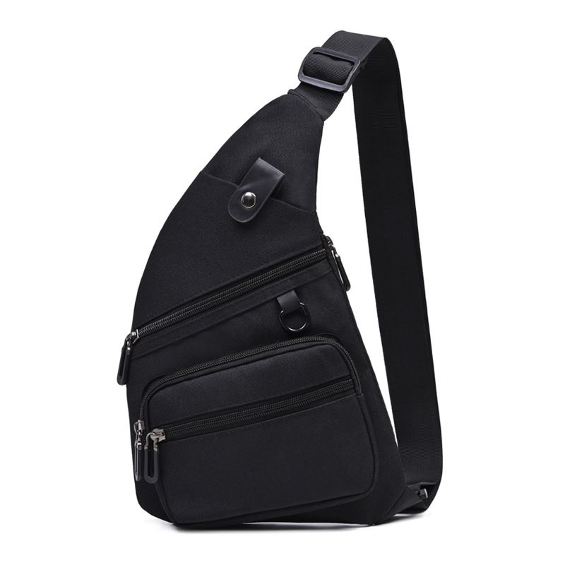 Oxford Men's Bag Fanny Pack Multi-Pocket Waterproof Casual Chest Bag Men Waist Pack Cell Phone Pouch Purse Portable Sling Bags
