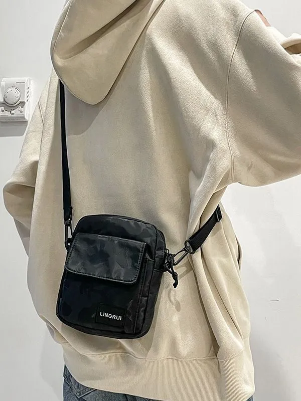 Oxford Men's Bag Fanny Pack Multi-Pocket Waterproof Casual Chest Bag Men Waist Pack Cell Phone Pouch Purse Portable Sling Bags