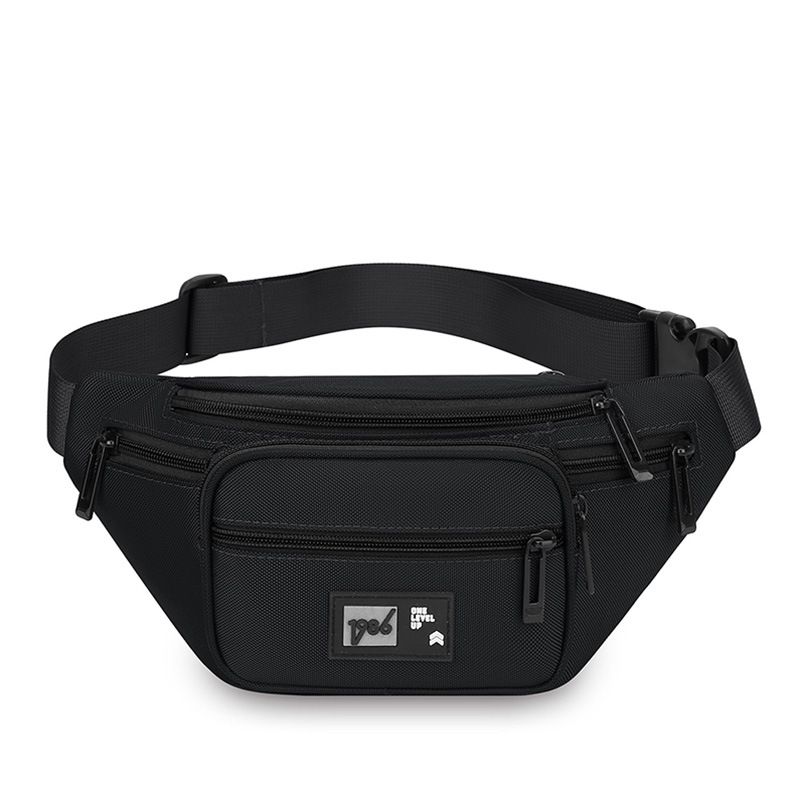 Unisex Oxford Waist Pack Multi-Pocket Large Capacity Fanny Bag for Outdoor/Hiking/Travel, Adjustable Strap & Durable Design B0330
