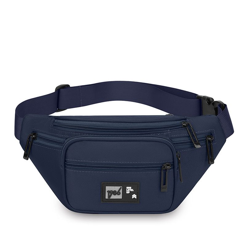 Unisex Oxford Waist Pack Multi-Pocket Large Capacity Fanny Bag for Outdoor/Hiking/Travel, Adjustable Strap & Durable Design B0330