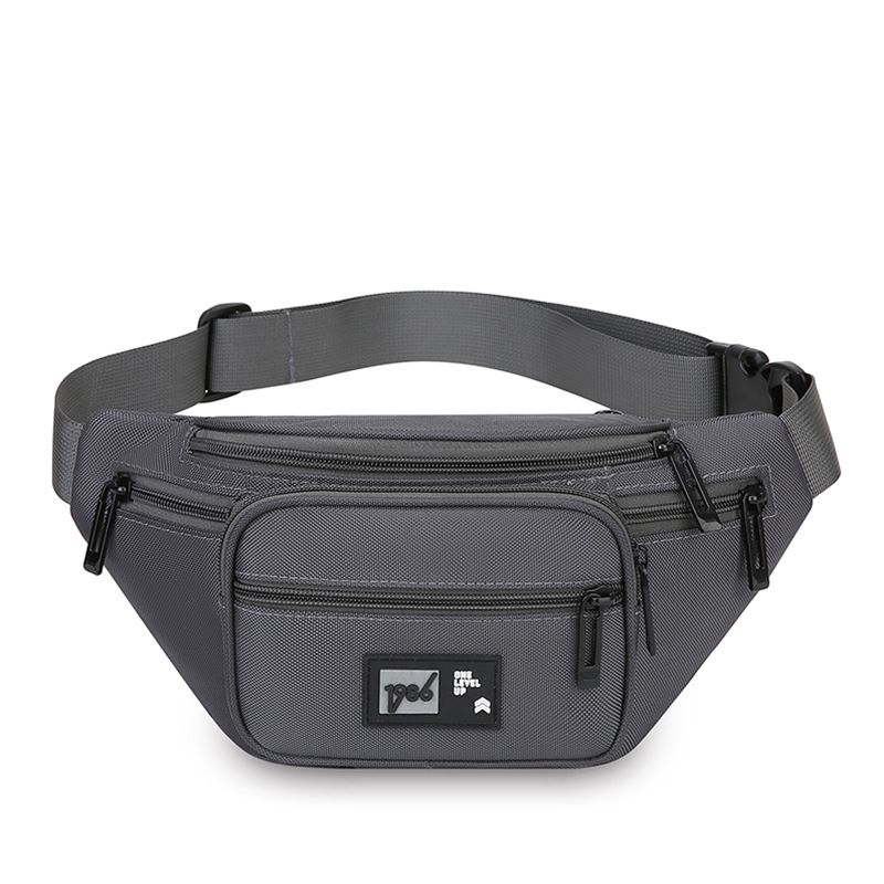Unisex Oxford Waist Pack Multi-Pocket Large Capacity Fanny Bag for Outdoor/Hiking/Travel, Adjustable Strap & Durable Design B0330