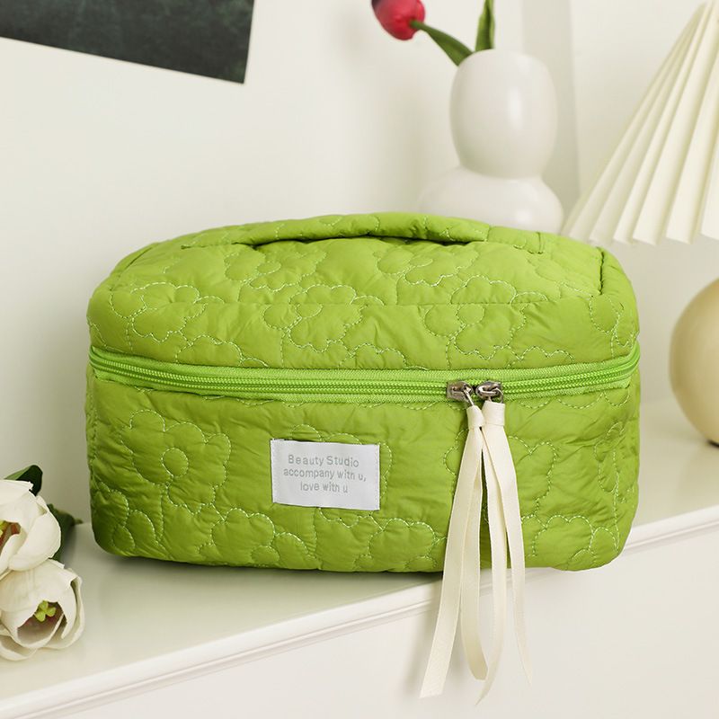 New Flower Pattern Women Makeup Bag Toiletries Cosmetic Organizer Zipper Bag Travel Wash Pouch Cosmetic Bag Female Make Up Bags Big Size