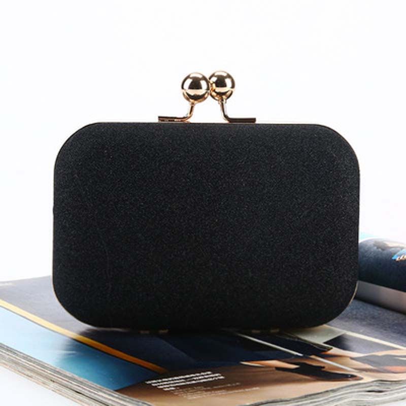 New Woman Evening bag Gold Glittered Hasp Clutch bags Wallet Wedding Handbags Party Banquet girls shoulder bag