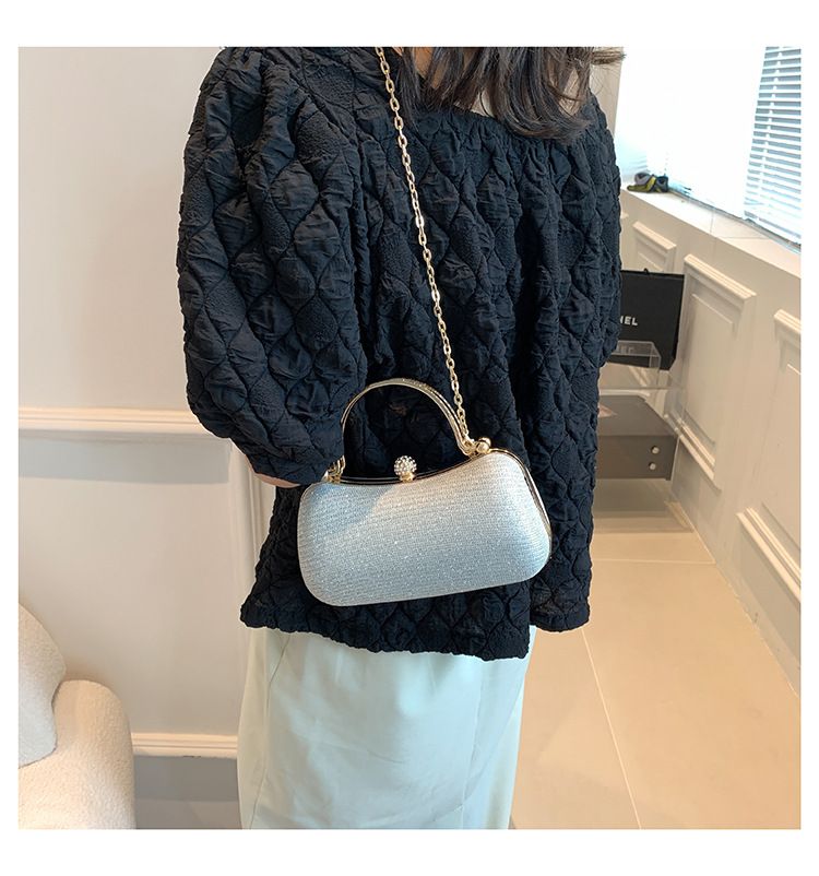 Hard Box Clutch Bright Silk Evening Bags for Matching Shoes and Womens Wedding Prom Evening Party Handbag